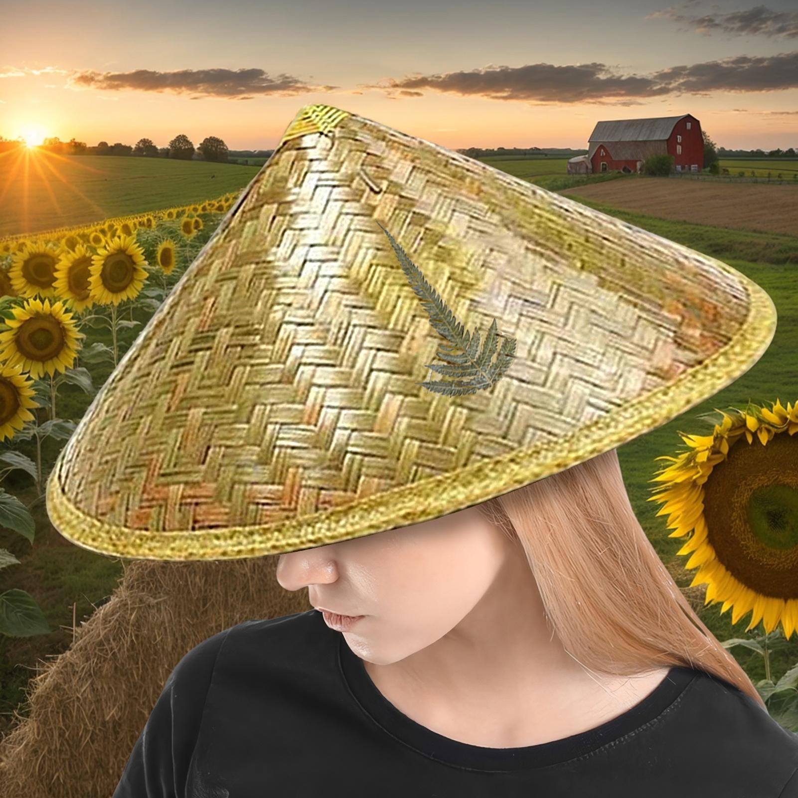 Chiński słomkowy kapelusz, ręc – Bucket Hat Straw recenzja i cena